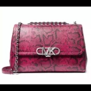 MICHAEL Michael Kors Crimson Parker XL Women Shoulder Bags Retail Price $550